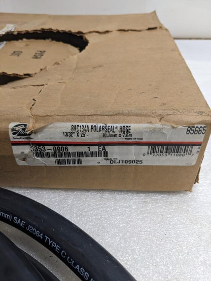 GATES 8AC134A POLARSEAL HYDRAULIC REFRIGERATION SYSTEM HOSE 25' 13/32" ID NEW R3