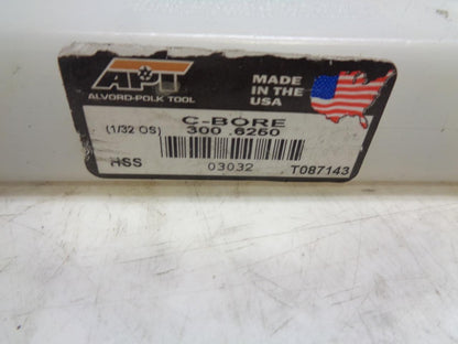 NEW ALVORD-POLK CAPSCREW COUNTERBORE STANDARD 03032 58" 4 FLUTE R22T6BM2