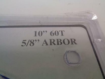 NEW LIFETIME CARBIDE 10" 60-TEETH FINISHING SAW BLADE 38543 SP1T1