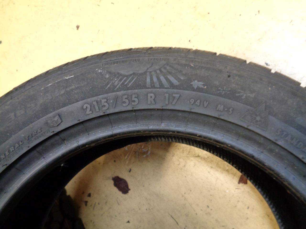 GENERAL ALTIMAX 365AW P 215 55 17 94V SL ALL WEATHER TIRE 15574440000 AQ4