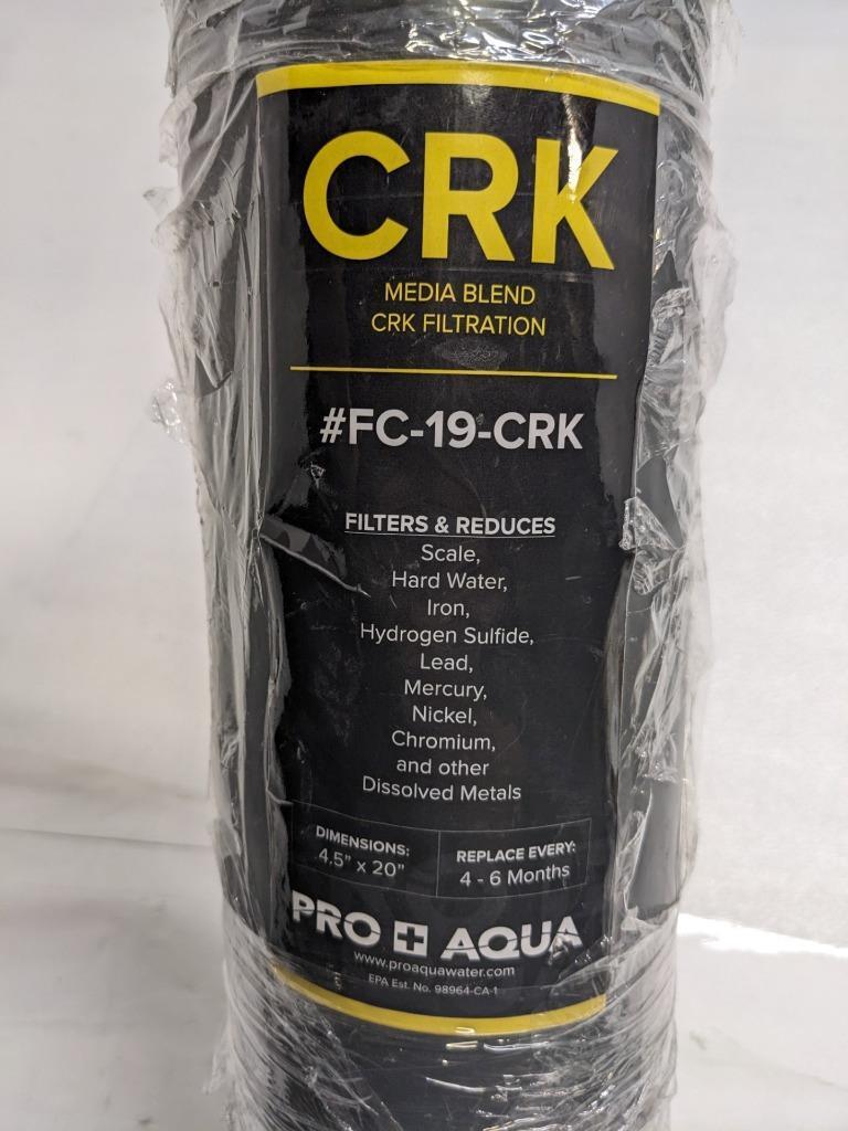 PRO AQUA FC-19-CRK WELL WATER HEAVY METALS FILTER FOR PRO-100-E GEN2 NEW R30