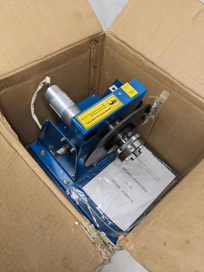 JINSLU BY-10 MINI WELDING POSITIONER 110V W/ 3 JAW LATHE CHUCK NEW BSR3.1