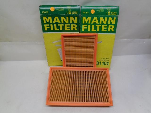 Mann Filter for Porsche 944 New TWO PACK C31 01 944 110 186 02 R25T5