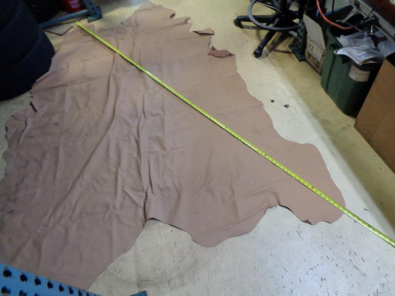 LEATHER HIDE 39.28 SQUARE FEET/3.65 SQUARE METERS TAN NEW N.3 SR