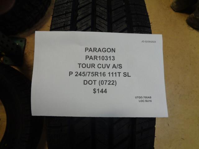 1 PARAGON TOUR CUV AS P 245 75 16 111T SL PAR10313 TIRE BQ1