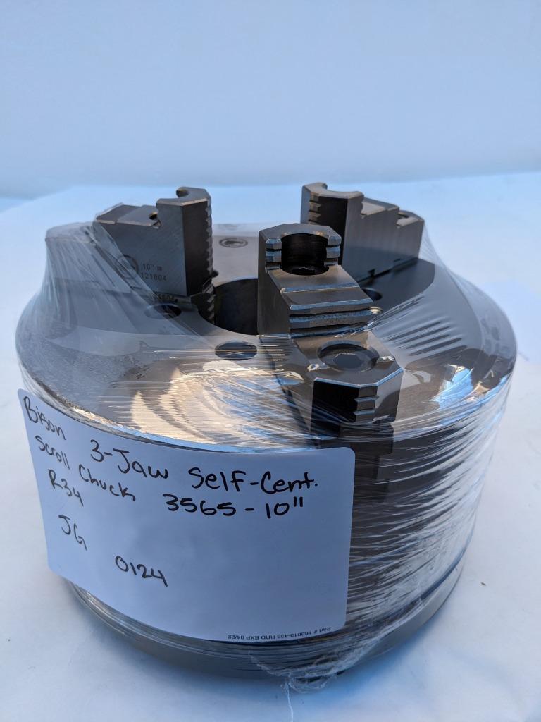 BISON 10" SELF CENTERING CHUCK WITH FINE ADJUSTMENT FRONT MOUNTING 3565-10 R34