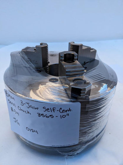 BISON 10" SELF CENTERING CHUCK WITH FINE ADJUSTMENT FRONT MOUNTING 3565-10 R34