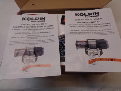 1 NEW KOLPIN 4500LB SYNTHETIC ROPE WINCH 25-9455 R16