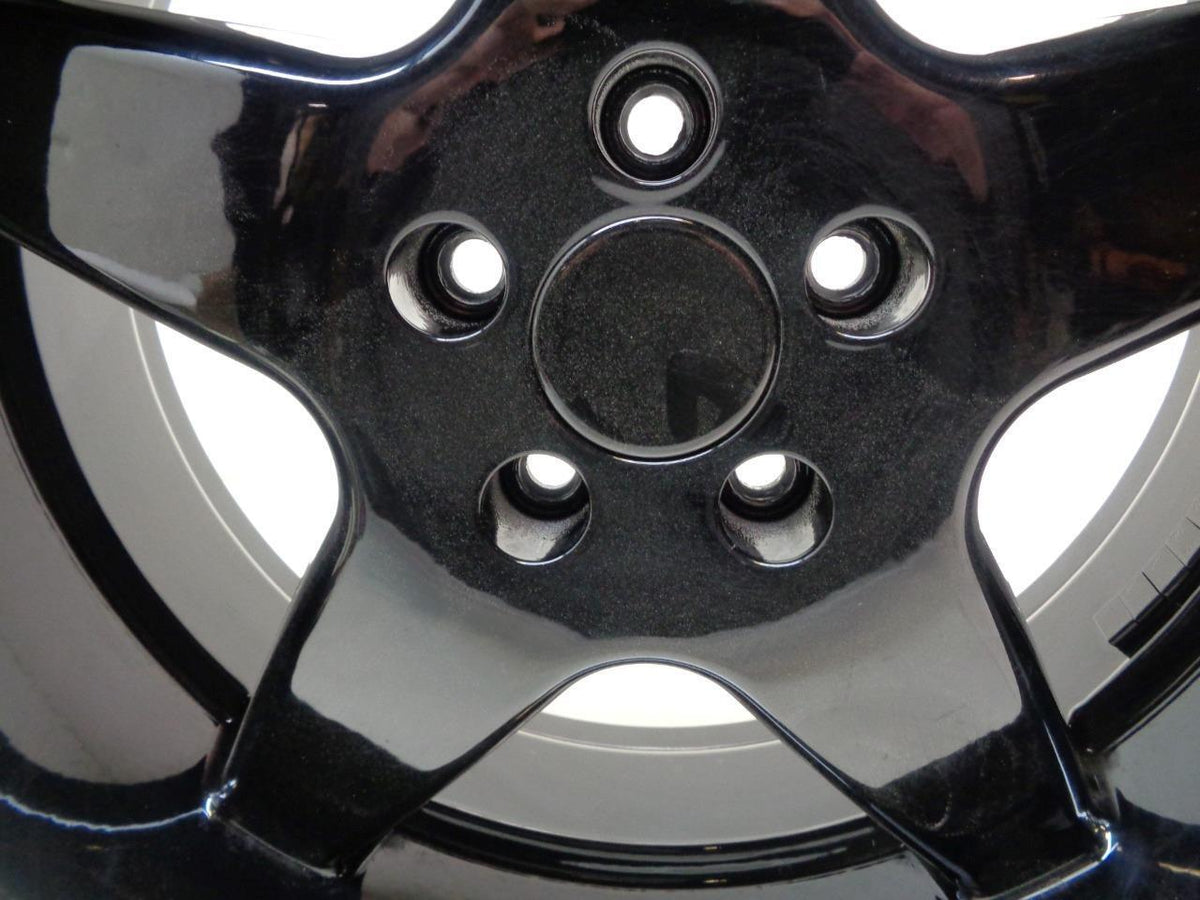 1 NEW UNBRANDED 18x7.5 5x108 GLOSS BLACK WHEEL WR
