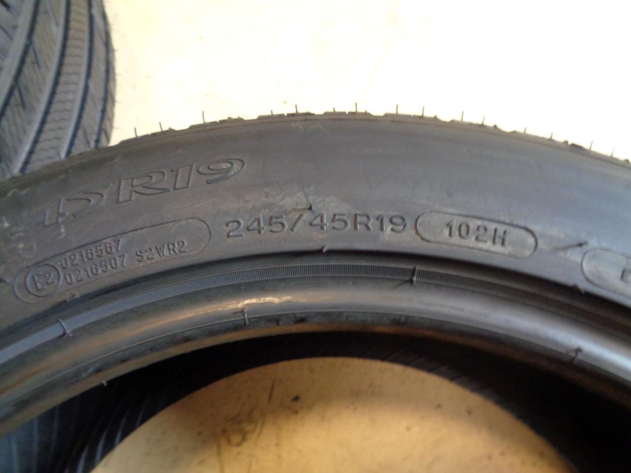 1 TIRE MICHELIN PRIMACY MXMR (AO) ACOUSTIC TECH FOAM 245 45 19 102H XL 34707