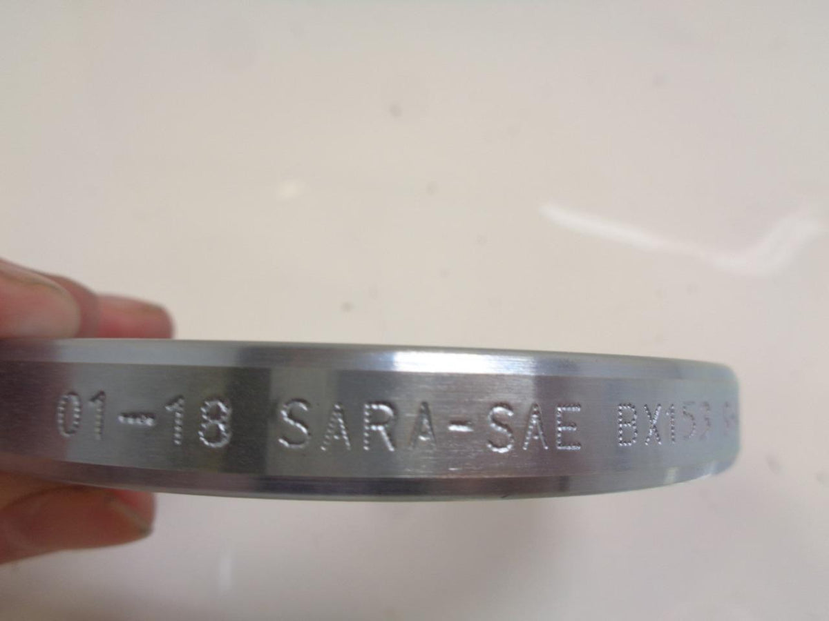 NEW SARA SAE OVAL BX-153 LCS STAINLESS RING GASKET R15