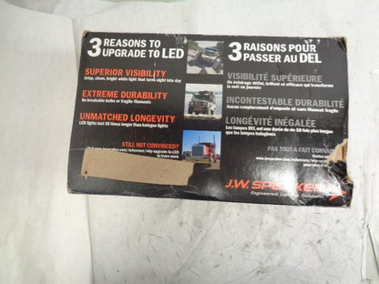 NEW JW SPEAKER 8700 EVO 2 DUAL BURN 7" ROUND LED HEADLIGHT 0553311 SR