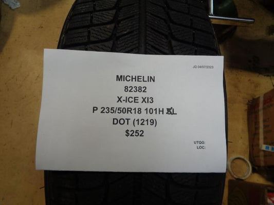 1 MICHELIN X-ICE X13 P 235 50 18 101H XL 82382 TIRE BQ2