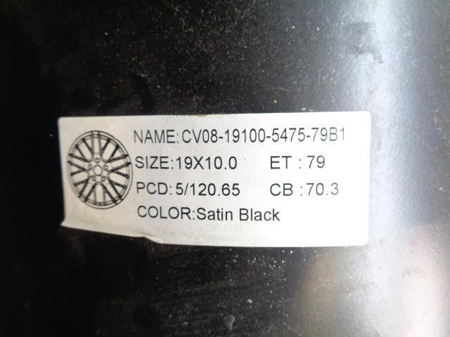 1 CV08-19100-5475-79B1 19X10 79MM WHEEL 5X120.65 FOR 05-13 CHEVY CORVETTE NEW WR