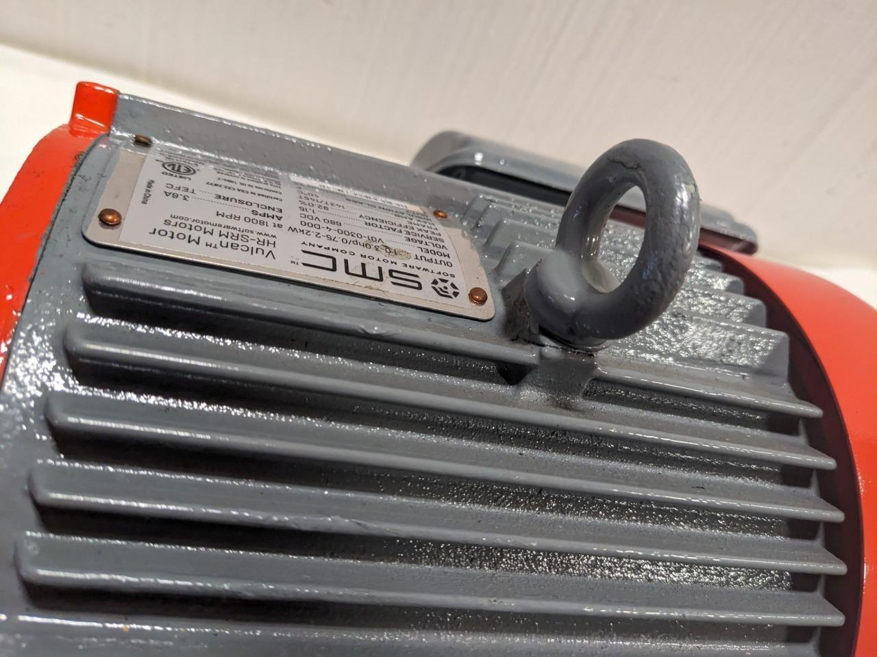 SMC Motor 1-3HP @1800RPM F Insulated 92% Efficient V01-0300-4-D00 NEW BSRG2