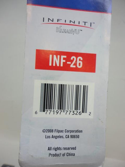 NEW OLD STOCK INFINITI KLEARVU 26" WINDSHIELD WIPER BLADE 5-PACK INF-26 SR