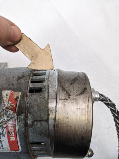 AB CHANCE C308-1170 CAPSTAN HOIST 1000 LB CAPACITY WITH SWIVEL BASE 115V USED H1