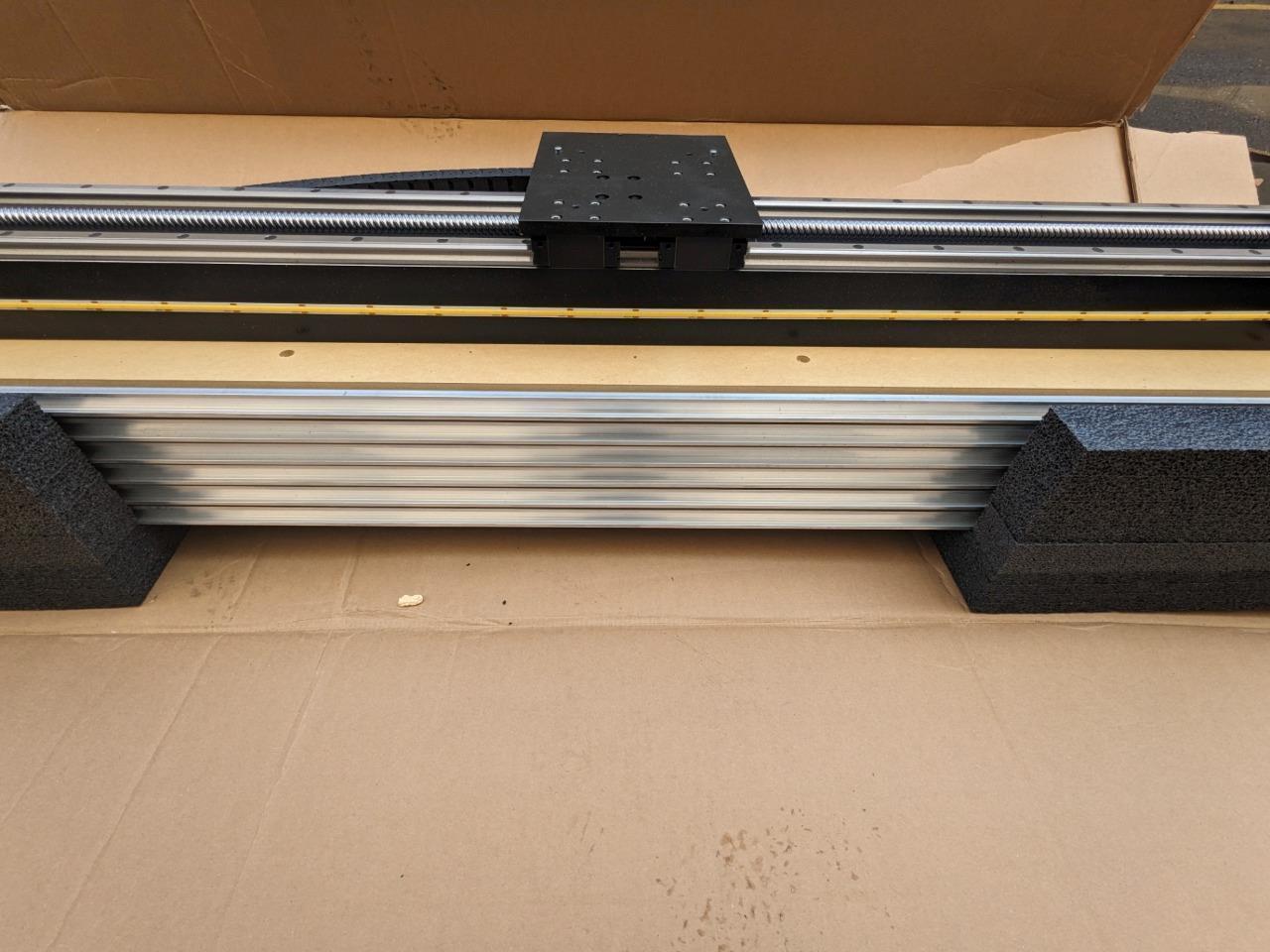 SHAPEOKO CNC ROUTER T-SLOT HYBRID TABLE 48"X49" AND ROUTER ONLY #1 B2 BOX 1