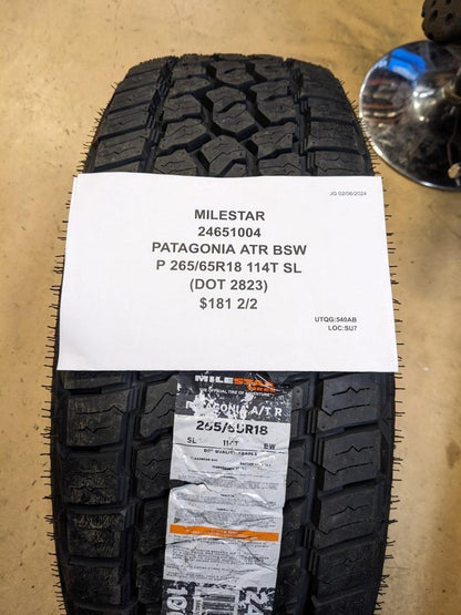 MILESTAR PATAGONIA  ATR BSW P 265 65 18 114T SL TIRE 24651004 CQ1