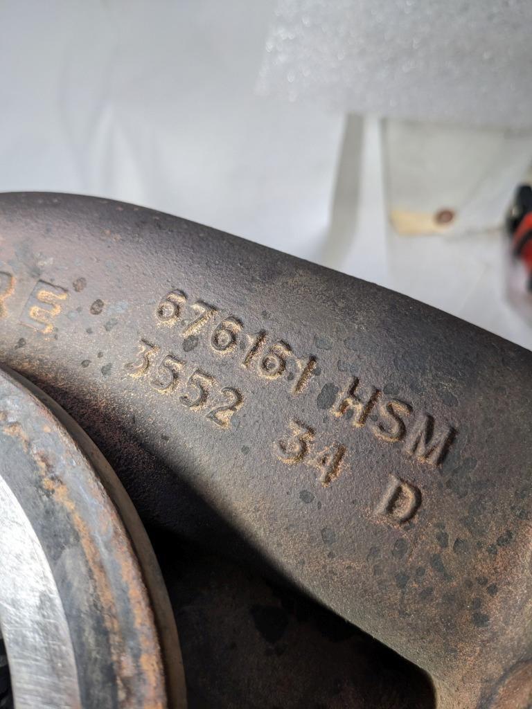 JOHN DEERE/BORGWARNER RE535841 WITH 177473 ACTUATOR USED E2