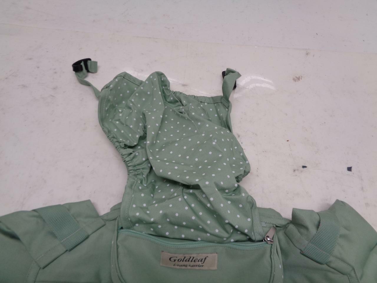 NEW MINT COLORED I-RANG HIPSEAT BABY CARRIER GOLDLEAF SR