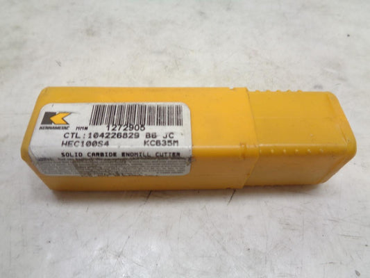 NEW KENNAMETAL 1"x1-1/2" CARBIDE END MILL HEC100S4 4 FLUTE R22T6BD