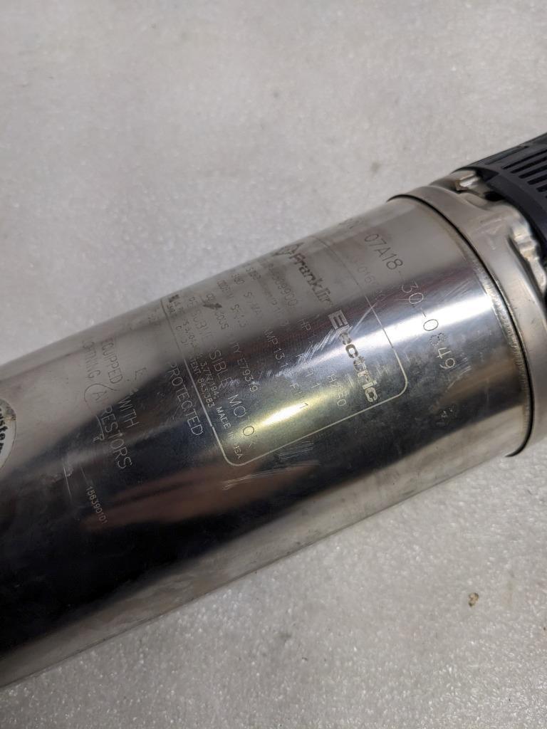 JACUZZI SUBMERSIBLE WELL PUMP 2-WIRE 12GPM 1.5HP 230V 60HZ NEW H1