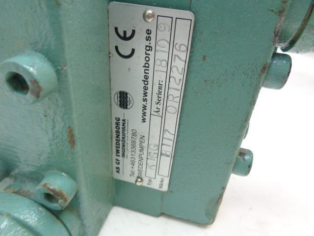NEW SWEDENBORG HYDRAULIC PUMP TPE: K1GG (SERIES 18109) 1B117 R 12276 R34