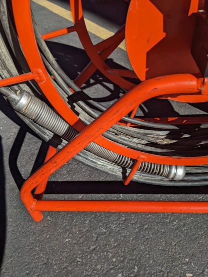 GENERAL PIPE CLEANERS 117830 GEN-EYE POD 200FT PIPE CAMERA & REEL ONLY USED B2