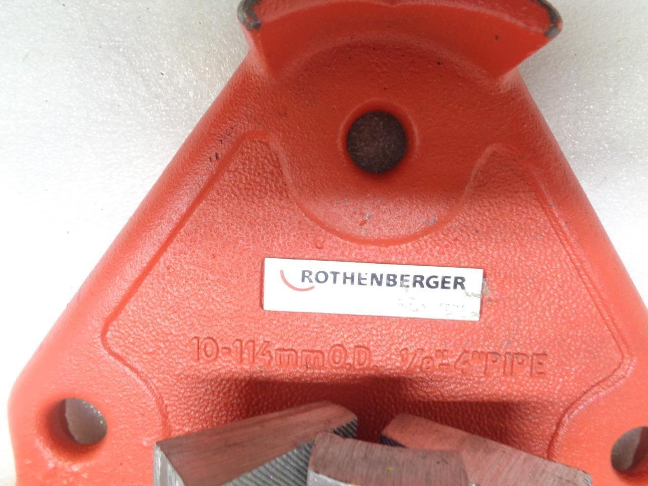 NEW ROTHENBERGER 1/8"-4" BENCH YOKE PIPE VISE 70711 H2