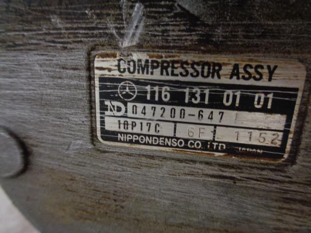USED NIPPONDENSO 047200-6471 AC COMPRESSOR FOR 85-91 MERCEDES-BENZ S-CLASS R31T5