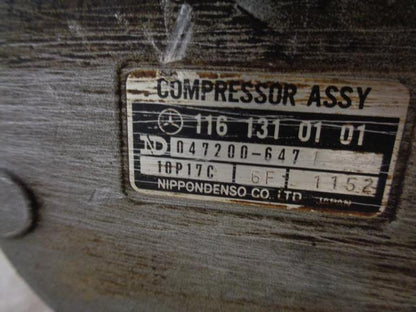 USED NIPPONDENSO 047200-6471 AC COMPRESSOR FOR 85-91 MERCEDES-BENZ S-CLASS R31T5