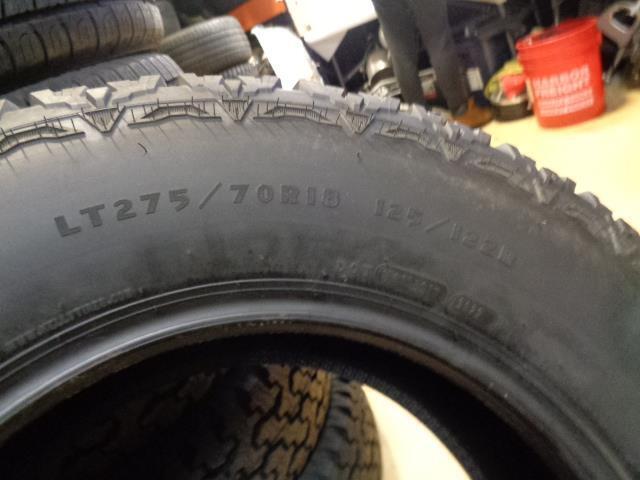 2 KELLY EDGE AT OWL LT 275 70 18 125/122R LRE 10PLY 357511286 TIRES BQ2