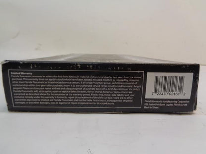 1 NEW FLORIDA PNEUMATIC LOW-SPEED TIRE BUFFER 2800 RPM FP-832 7008014 R27