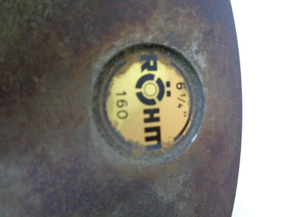 ROHM 6-1/4" DIAMETER 3 JAW SELF-CENTERING LATHE CHUCK W/ MOUNTING BOLTS USED H1