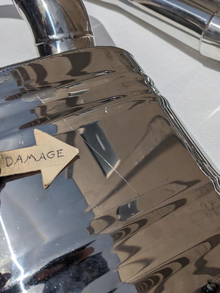 PARTIAL CORNERSTONE CPS-CBE-C7SS 3" CATBACK EXHAUST KIT FOR 14-19 C7 NEW B2