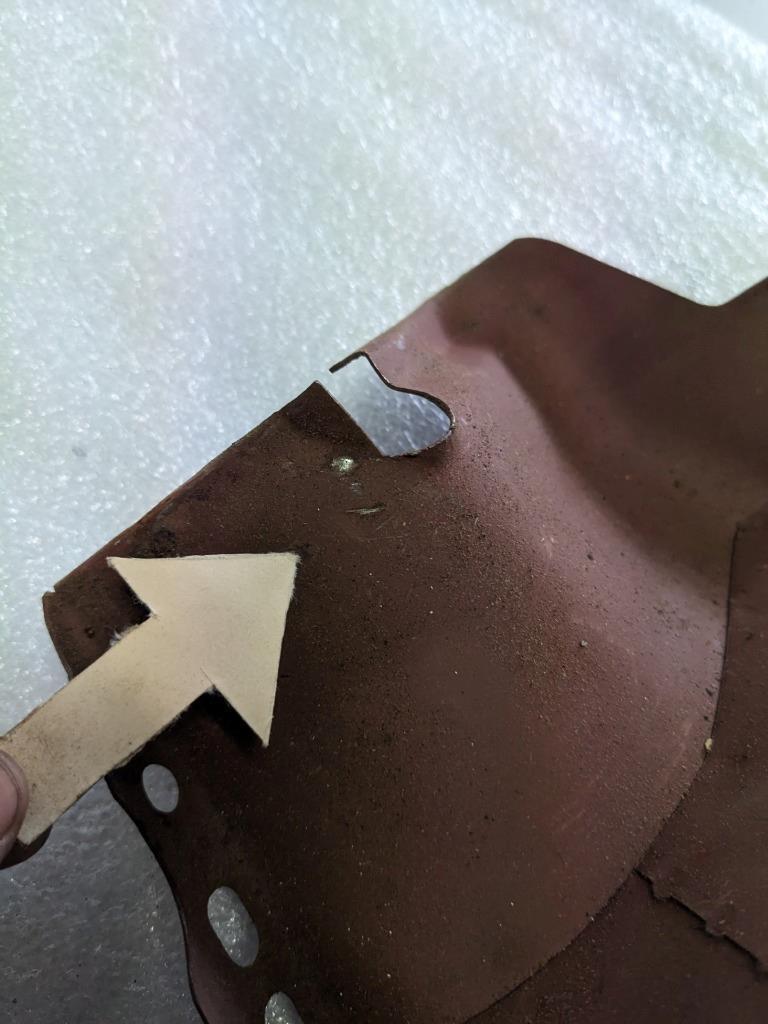 PORSCHE 53906640 LEFT ENGINE PULLEY END COVER PLATE FOR PORSCHE 356 NEW R24T4