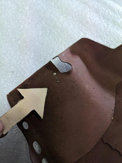 PORSCHE 53906640 LEFT ENGINE PULLEY END COVER PLATE FOR PORSCHE 356 NEW R24T4