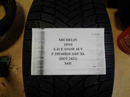 MICHELIN X-ICE SNOW SUV P 295 40 20 110T XL SNOW WINTER TIRE 10910 AQ4