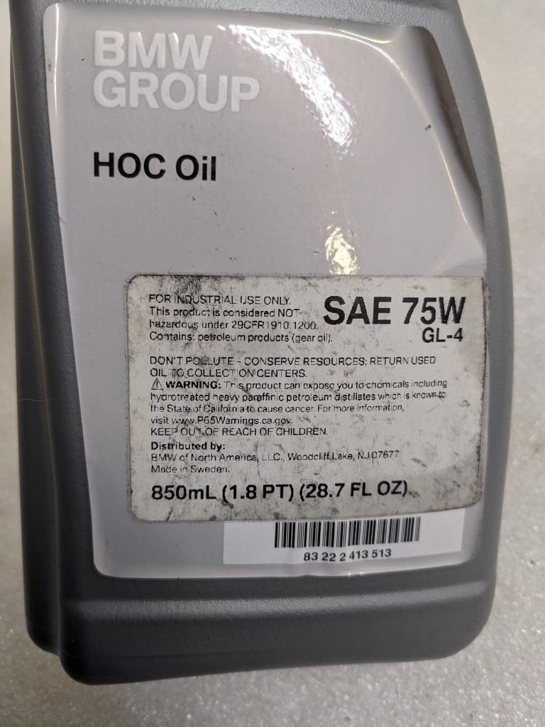 BMW GROUP 83222413513 HOC OIL 850 ML (28.7 FL OZ) FOR REAR AXLE NEW R13