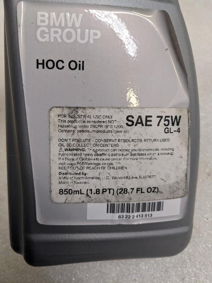 BMW GROUP 83222413513 HOC OIL 850 ML (28.7 FL OZ) FOR REAR AXLE NEW R13