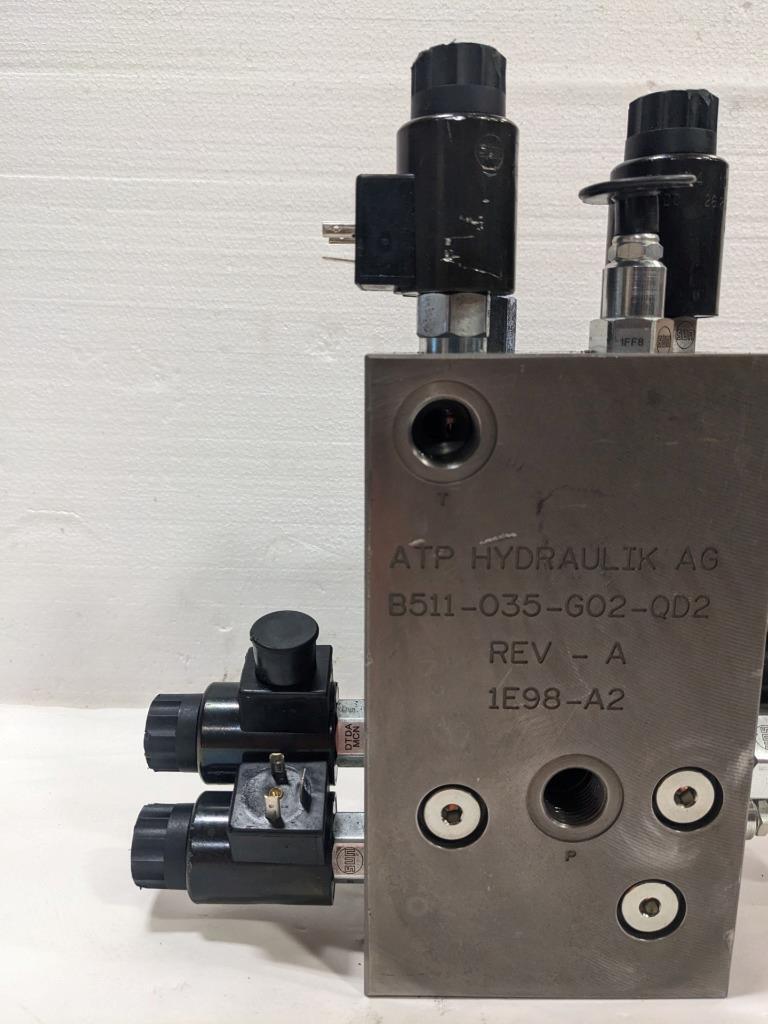 ATP HYDRAULIK AG MANIFOLD W/ VALVES IE98-A2 B511-035-G02QD2 BSRG6