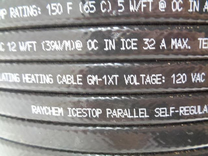 NVENT RAYCHEM ICESTOP GM1XT 120V SELF REGULATING HEATING CABLE 1000FT NEW H2
