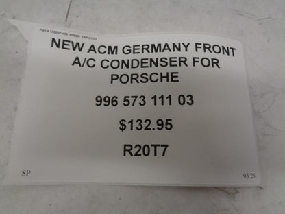 NEW ACM GERMANY FRONT A/C CONDENSER FOR PORSCHE 996 573 111 03 R20T7