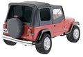 JEEP WRANGLER REPLACEMENT TOP BLACK DENIM/VINYL TINTED WINDOW PANES 68215 SR
