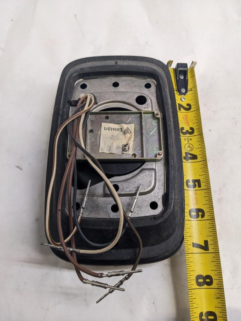 PORSCHE 944 INCOMPLETE EXTERIOR DOOR SIDE MIRROR FRAME 94473104101 #4 USED R25