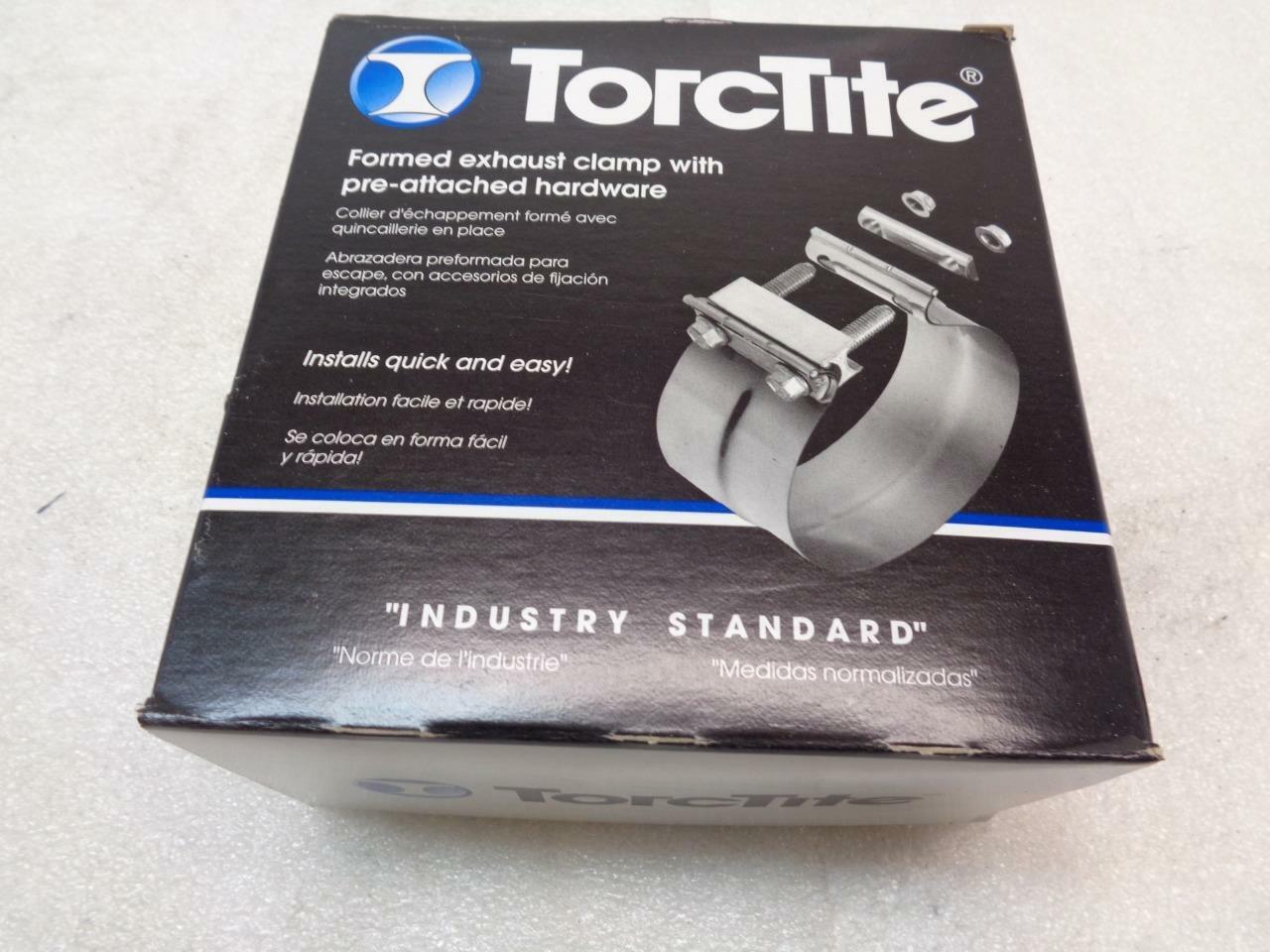 2 PACK NELSON INDUSTRIES TORCTITE 5'' EXHAUST CLAMPS WITH HARDWARE 90368A-10 R10