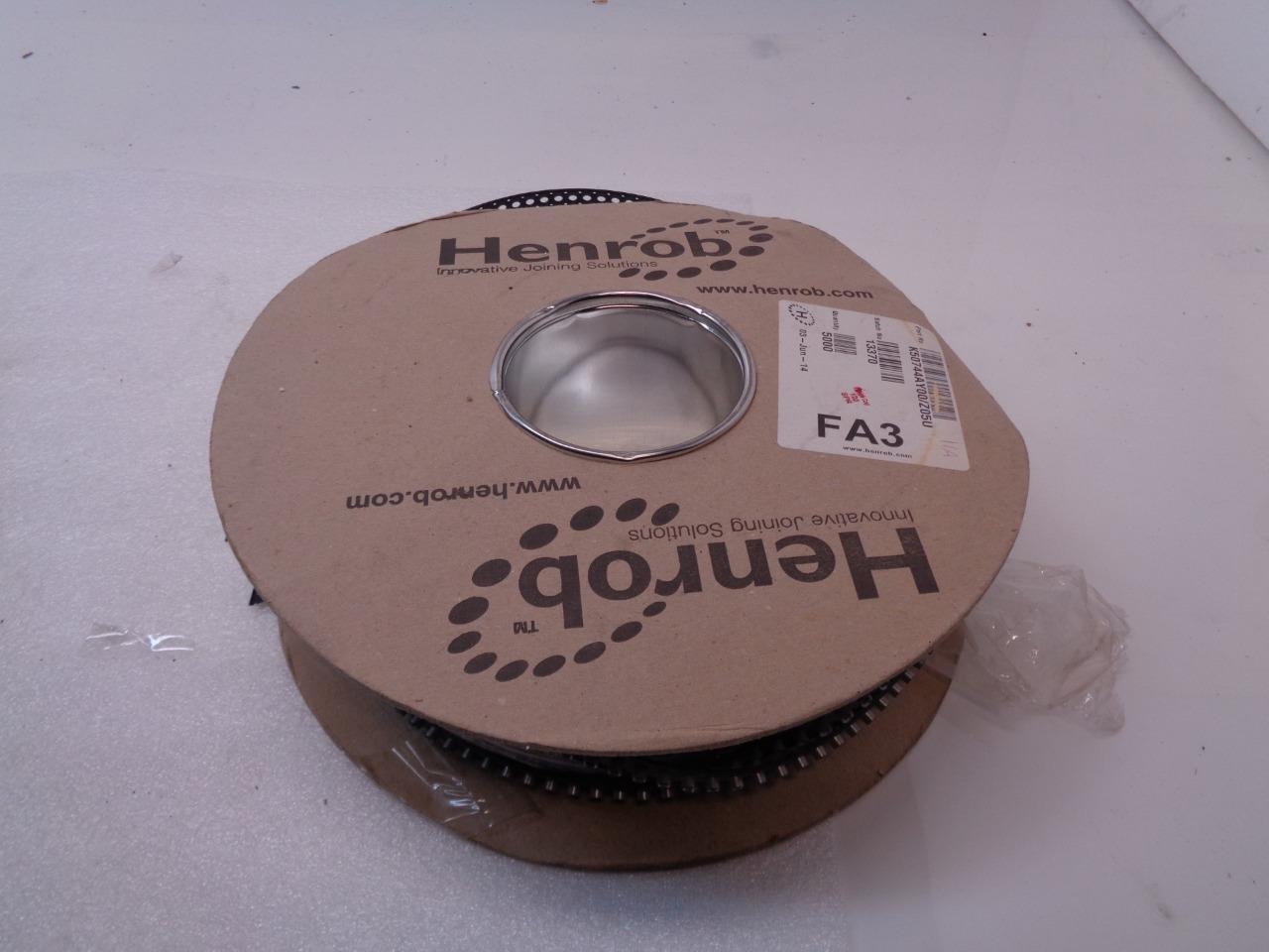 NEW HENROB INNOVATIVE JOINING SOLUTIONS REEL OF K-RIVETS K50744AY00/Z05U R32T1