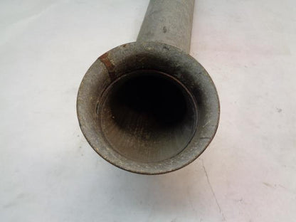 NEW ALUMINIZED 3.5" DOWNPIPE UNKNOWN FITMENT *DENTED* R3