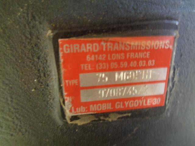 GIRARD TRANSMISSIONS DYNABOX MEDIUM WORM GEARBOX 75 M60PH1 NEW J2